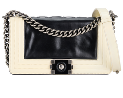 Vintage Boy Medium, Calfskin, Back/Cream, 15341709 (2011), DB, 2*